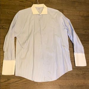 Brooks Brothers Mens French Cuff Shirt 16.5x34